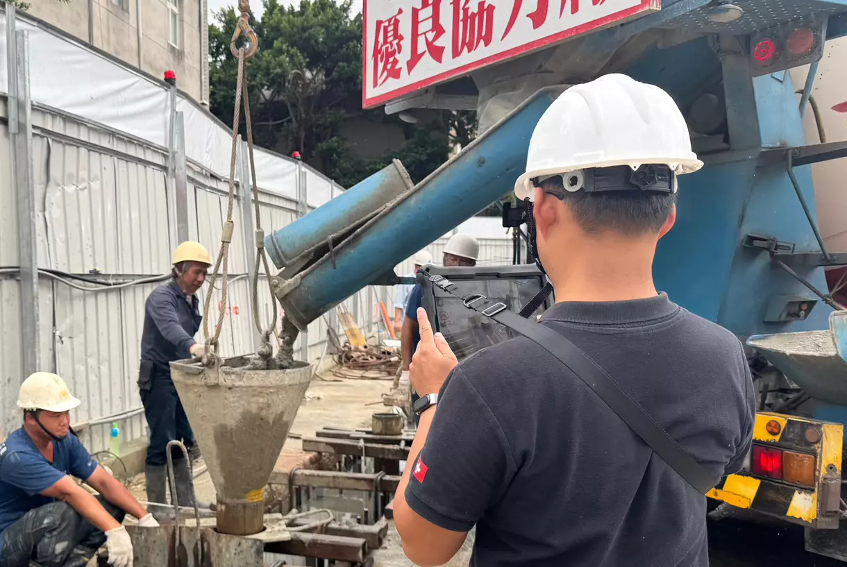 點悅｜SGS 連續壁澆置混凝土作業查驗